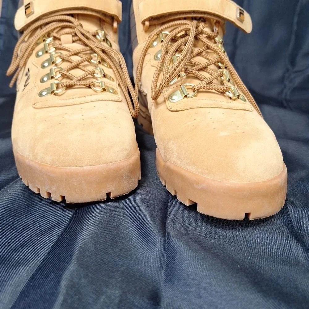 Fila V13 Mens Brown Dress Boots Size 11 Boot 1HM00878-248 Weather Tech Synthetic